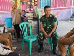 Babinsa Koramil 1608/Karangampel Perkuat Sinergi dengan Bhabinmas dan Perangkat Desa Karangampel