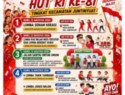 Semarak HUT RI ke-81 di Juntinyuat Dimulai! Deretan Lomba Seru hingga Jalan Santai Siap Guncang Kecamatan