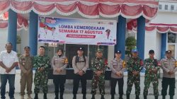 Koramil 1601 Indramayu Perkuat Pengamanan Semarak Lomba HUT RI ke-81 di Kecamatan Balongan