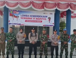 Koramil 1601 Indramayu Perkuat Pengamanan Semarak Lomba HUT RI ke-81 di Kecamatan Balongan