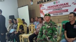 Koramil 1605 Sukagumiwang Hadiri Pengukuhan Paskibra Tingkat Kecamatan