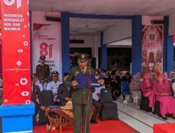 Upacara HUT Kemerdekaan RI ke-81 Tingkat Kecamatan Kedokanbunder Berlangsung Khidmat