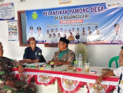 Koramil Lohbener Komsos Bersama Kuwu dan Perangkat Desa Bojongslawi, Bahas Kondusivitas Wilayah
