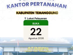 Pelataran Kantor Pertanahan Kabupaten Temanggung