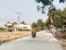 Jalan yang Dinanti Bertahun-tahun Akhirnya Dicor, Warga Panyingkiran Kidul Sampaikan Terima Kasih kepada Bupati