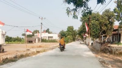 Jalan yang Dinanti Bertahun-tahun Akhirnya Dicor, Warga Panyingkiran Kidul Sampaikan Terima Kasih kepada Bupati