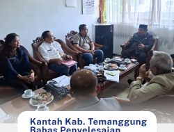 Kantah Kab. Temanggung Bahas Penyelesaian Relokasi Banjir