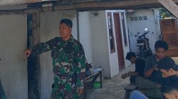 Anggota Koramil Indramayu Laksanakan Komsos Bersama Warga Desa Balongan