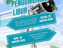 Pengumuman Penutupan Pelayanan Kantor Pertanahan Kabupaten Temanggung pada Libur Nasional Maulid Nabi Muhammad SAW