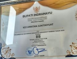 Juntinyuat Ukir Prestasi Gemilang, Peringkat 1 Reformasi Birokrasi se-Indramayu