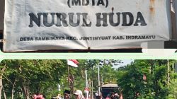 Semarak HUT RI ke-81, MDTA Nurul Huda Sambimaya Gelar Jalan Santai Penuh Semangat