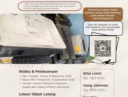 📢 PENGUMUMAN LELANG BARANG MILIK NEGARA