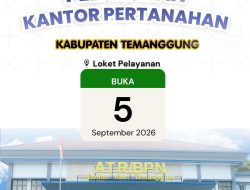 Pelataran Kantor Pertanahan Kabupaten Temanggung