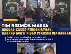 Resmob Polsek Maesa Amankan Terduga Pelaku Penganiayaan Menggunakan Pisau di Bitung