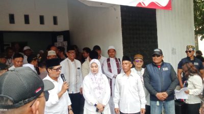 Ribuan Warga Iringi Pendaftaran Dudin Rohaendi sebagai Bakal Calon Kades Bengle