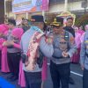 AKBP Golfried Hasiholan Pakpahan Sambut Kedatangan Brigjen Pol Yudo Hermanto Di Mapolda Sulut 