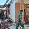 TNI-Polri dan Warga Gotong Royong Pulihkan Rumah Korban Kebakaran di Cadangpinggan