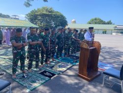 Secata Rindam XIII/Merdeka Melaksanakan Sholat Istisqo dan Doa Bersama demi Keselamatan Bangsa