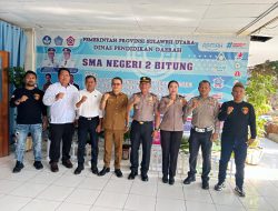 Polres Bitung Laksanakan Police Goes To School di SMAN 2 Bitung untuk Bangun Kedekatan dengan Pelajar