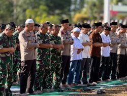 Sholat Istisqa Dilaksanakan di Makodam XIII/Merdeka, Polda Sulut Ikhtiar Hadapi Kekeringan