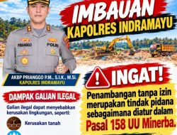 Kapolres Indramayu Tegaskan: STOP Galian Ilegal, Jangan Rusak Lingkungan Demi Keuntungan