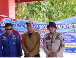 PDAM Manado dan Polda Sulut Salurkan 64 Ton Air Bersih ke Kepulauan Terdampak Kekeringan