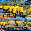 Kapolres Boltim Pimpin Olahraga Bersama dan Ajak Personel Jaga Kebersihan Mako
