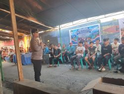 Kapolres Bitung Fasilitasi Perdamaian Dua Kelompok Remaja Kombos dan Pasar Tua