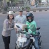 Polres Bitung Bagikan Helm dan Sembako dalam Peringatan HUT Lalu Lintas ke-71