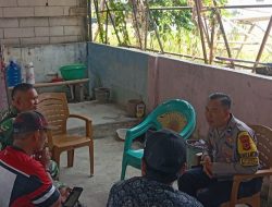 Komsos Bersama Aparatur Desa Tambak, Koramil 1601/Indramayu Perkuat Sinergi Jaga Kamtibmas