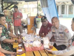 Komsos di Desa Majakerta,Anggota Koramil Indramayu Perkuat Sinergi Tiga Pilar dan Bahas Kenakalan Remaja