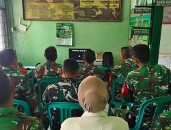 Koramil 1608/Karangampel Ikuti Zoom Meeting PERLINSOS Bersama Kemensos RI