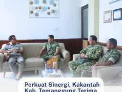 Perkuat Sinergi,Kakantah Kab. Temanggung Terima Kunjungan Dandim