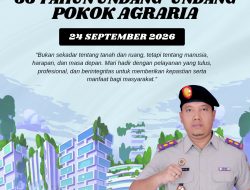 Peringatan 66 Tahun UUPA: Kantah Kabupaten Temanggung Terus Bertransformasi Melayani Lebih Pasti