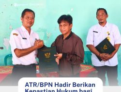 ATR/BPN Hadir Berikan Kepastian Hukum bagi Warga Giyanti
