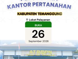 Pelataran Kantor Pertanahan Kabupaten Temanggung