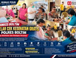 Dinkes Boltim Gelar Cek Kesehatan Gratis bagi Personel Polres untuk Deteksi Dini Gangguan Kesehatan