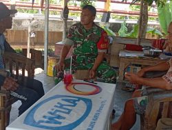 Komsos di Gelarmandala, Koramil 1601/Indramayu Perkuat Kedekatan TNI dan Warga