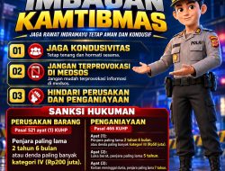 Polres Indramayu Ingatkan Warga: Jangan Terprovokasi, Perusakan dan Penganiayaan Ada Sanksi Hukumnya