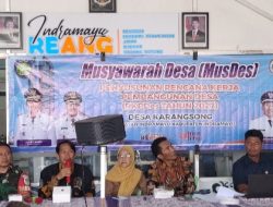 Musdes Karangsong Bahas Prioritas Pembangunan dan Penyusunan RKPDES 2027