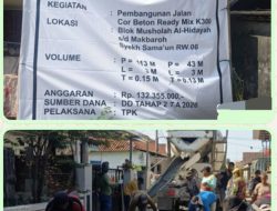 Dana Desa Tahap II Disulap Kuwu Ali Faosal Jadi Akses Vital, Jalan Menuju Makbaroh Syekh Sama’un Kini Lebih Nyaman