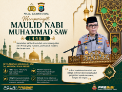 Maulid Nabi 1448 H, Polda Sulut Tekankan Keteladanan Rasulullah dalam Pelaksanaan Tugas Polri Presisi