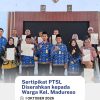 Sertipikat PTSL Diserahkan kepada Warga Kel. Madureso