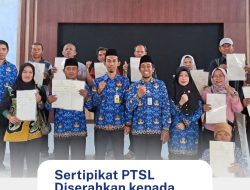 Sertipikat PTSL Diserahkan kepada Warga Kel. Madureso