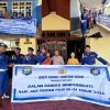 Peringati Hari Jadi Propam Polri ke-24, Unit Provos Ditpolairud Polda Sulut Salurkan Bansos kepada Purnawirawan