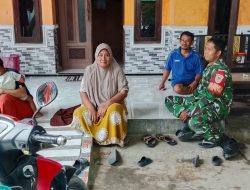 Komsos di Desa Rawadalem, Babinsa Ajak Warga Jaga Kebersihan dan Keamanan Lingkungan