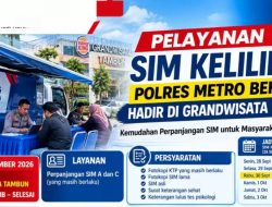 Polres Metro Bekasi Berikan Pelayanan SIM Keliling Membuka Pelayanan di Grendwisatatambun