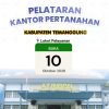 Pelataran Kantor Pertanahan Kabupaten Temanggung