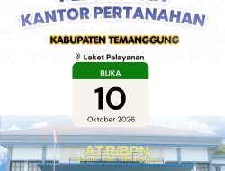 Pelataran Kantor Pertanahan Kabupaten Temanggung