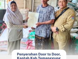 Penyerahan Door to Door, Kantah Kab. Temanggung Hadir Lebih Dekat